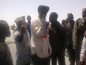صورة من مظاهرة ماضية تظهر بقايا القمع الذي مارسته الشرطة والدرك